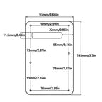 Pro Guitar Strat Back Plate with Screws