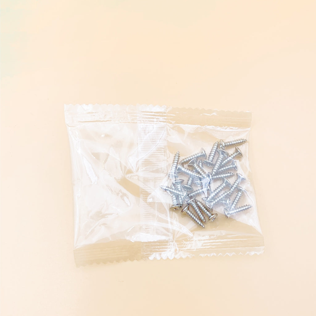 25-Piece 3x13.5mm Phillips Countersunk Ovalhead Pickguard Mounting Screws