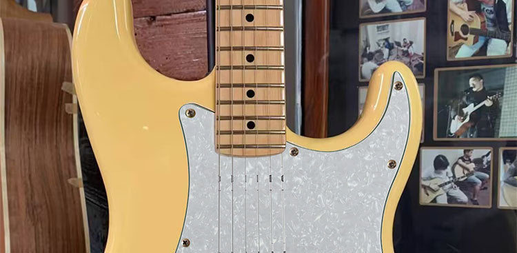 Pro 11 Holes Single Uncovered Humbucker and Pot Slot Guitar Pickguard