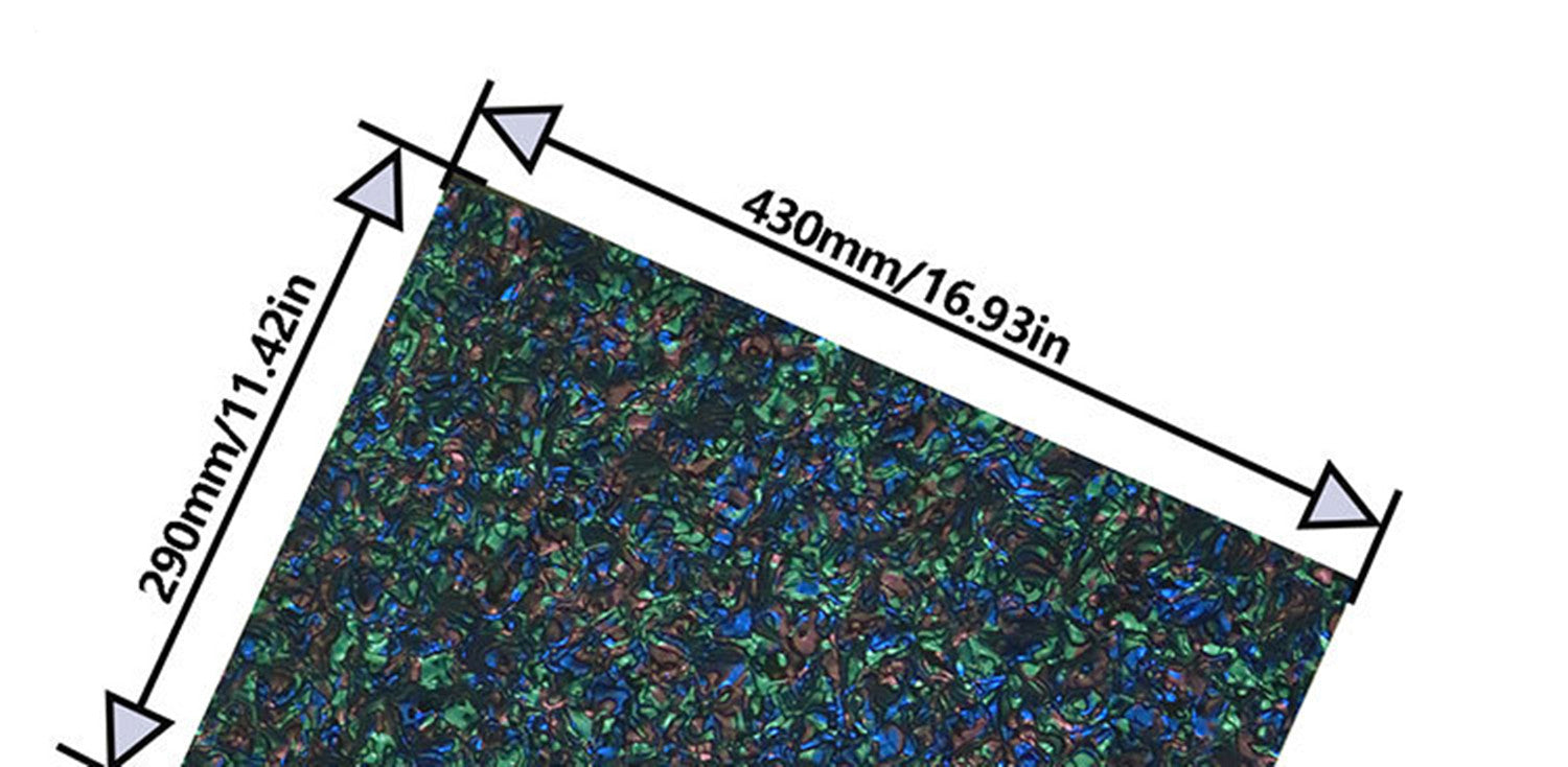 Pro 435x290mm Blank Electric Guitar Bass Pickguard Material Scratch Plate Sheet