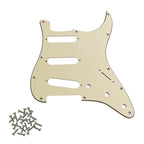 Pro SSS 11-Hole Strat Guitar Pickguard with Screws