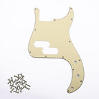 Pro 13 Hole P Bass Pickguard with Screws