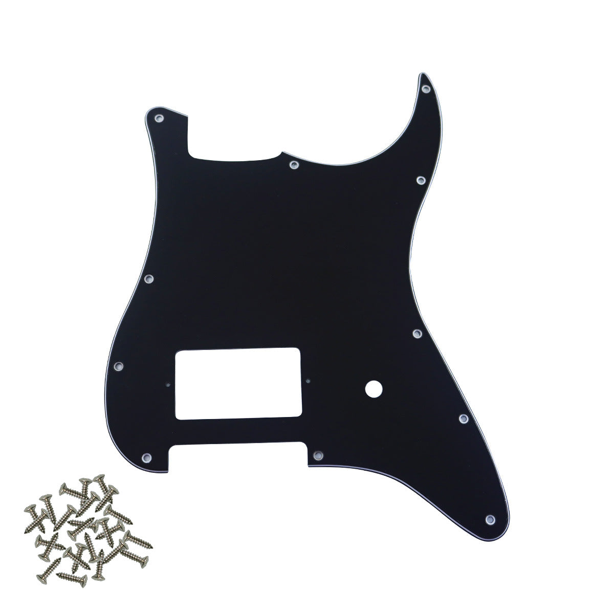 Pro 11 Holes Single Uncovered Humbucker and Pot Slot Guitar Pickguard