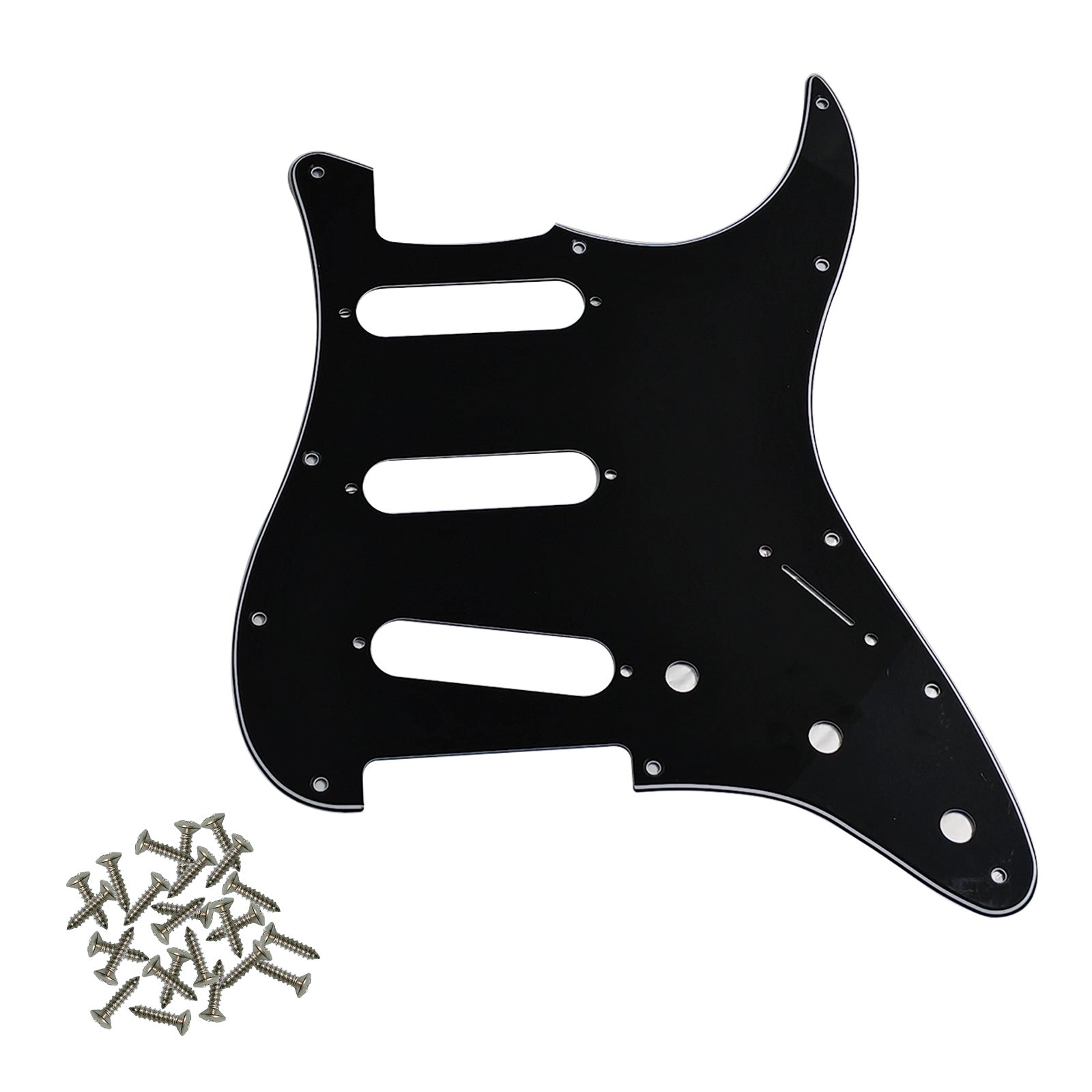 Pro SSS 11-Hole Strat Guitar Pickguard with Screws