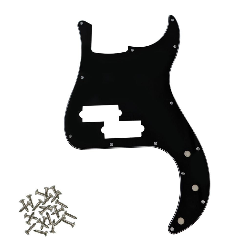Pro 13 Hole P Bass Pickguard with Screws