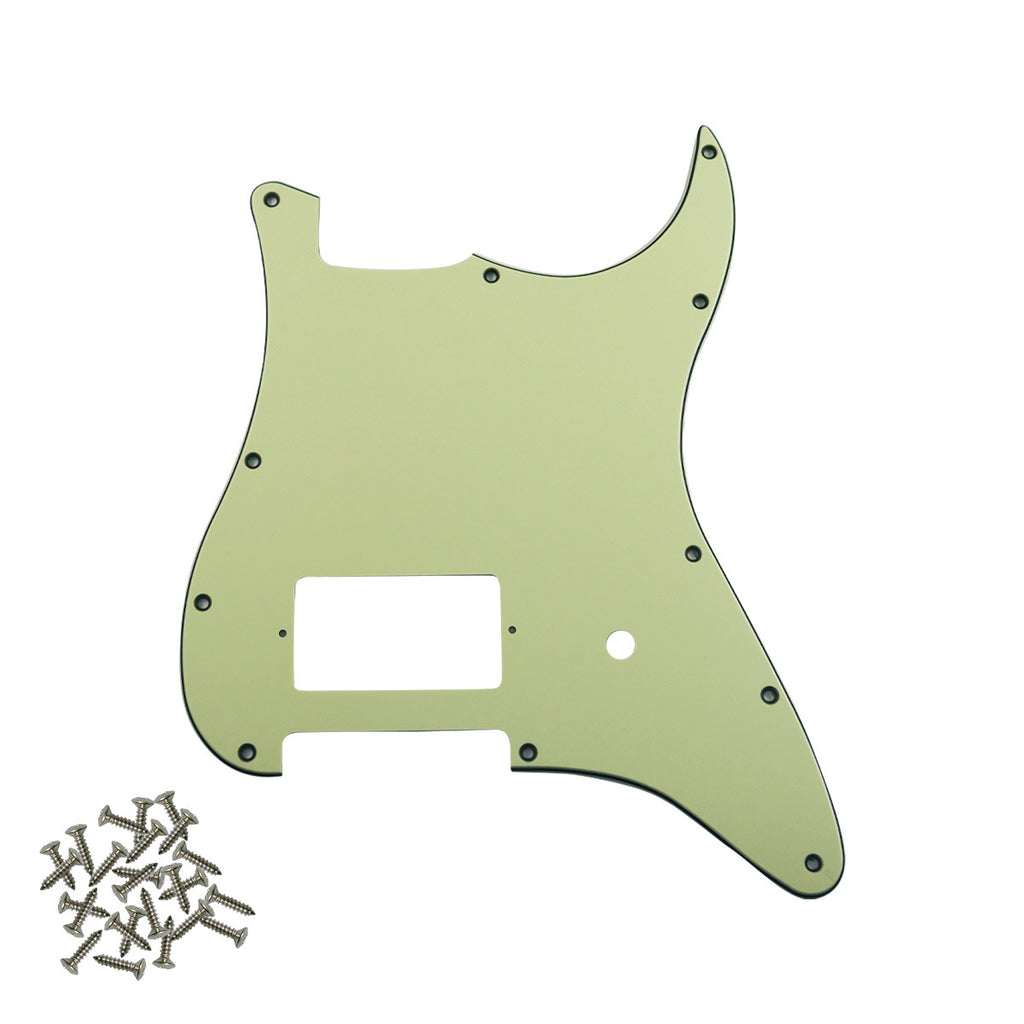 Pro 11 Holes Single Uncovered Humbucker and Pot Slot Guitar Pickguard