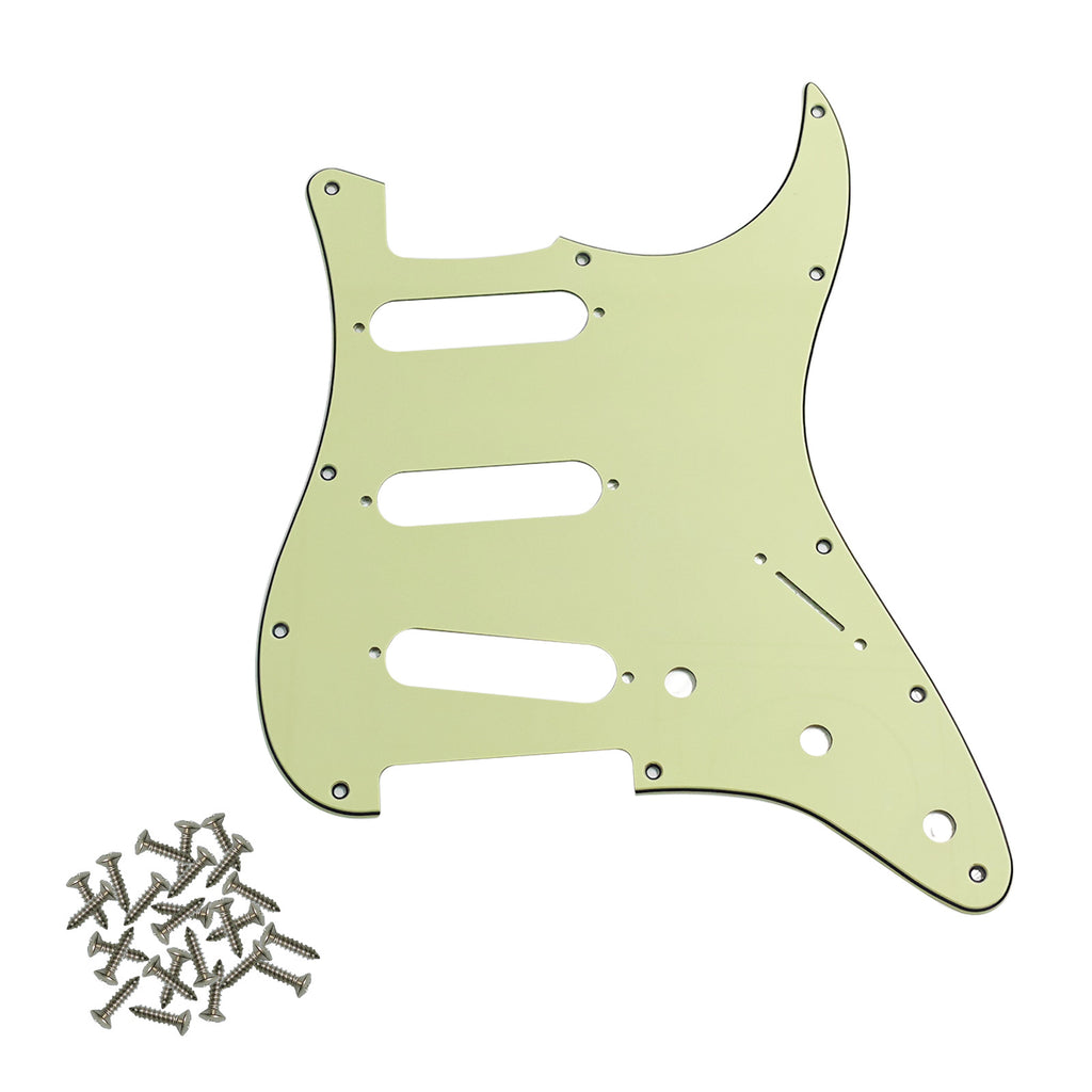 Pro SSS 11-Hole Strat Guitar Pickguard with Screws