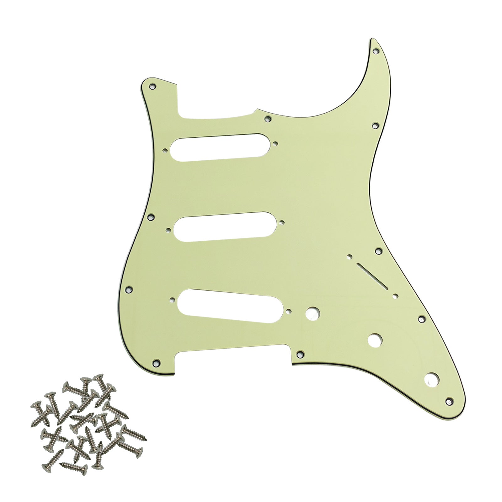 Pro SSS 11-Hole Strat Guitar Pickguard with Screws