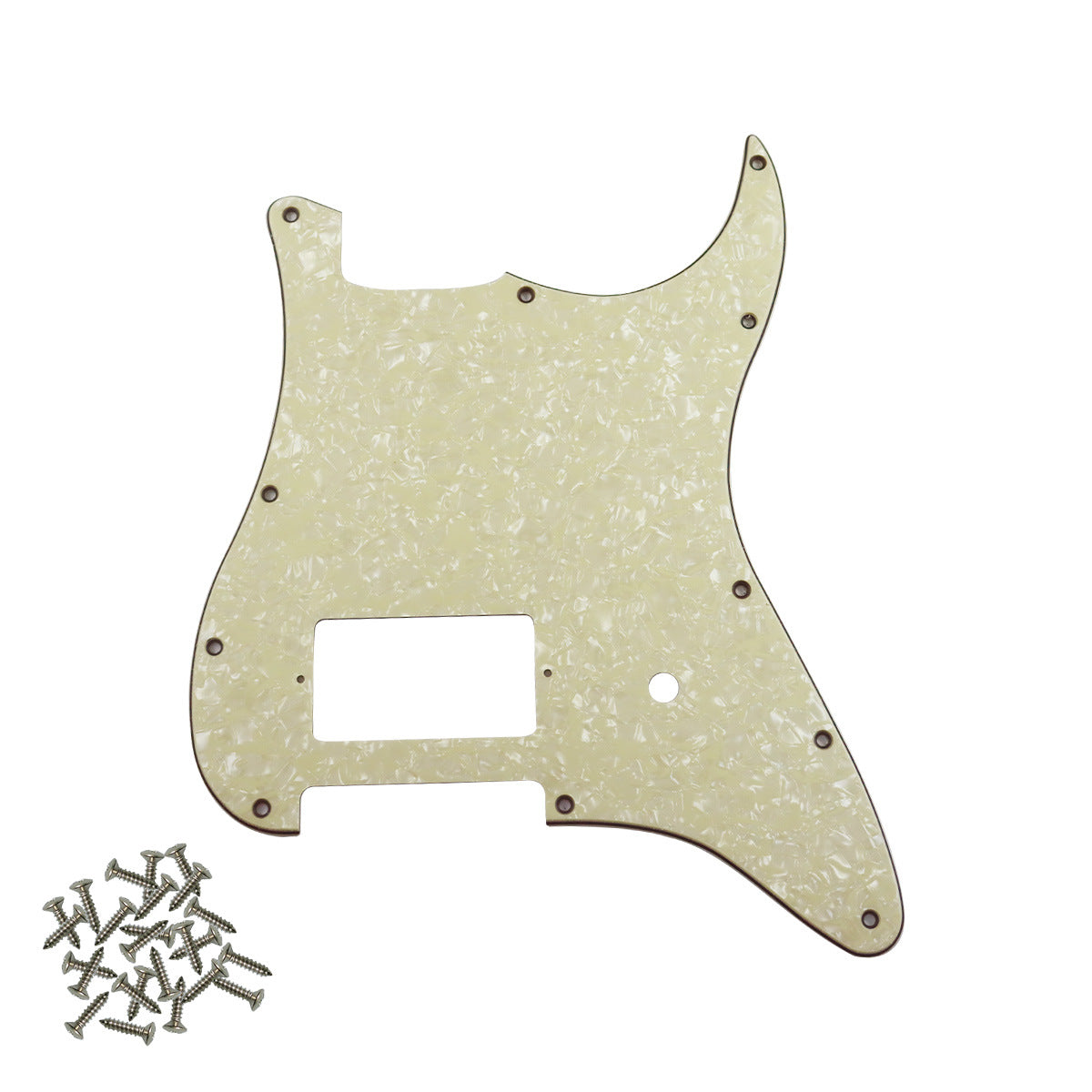 Pro 11 Holes Single Uncovered Humbucker and Pot Slot Guitar Pickguard