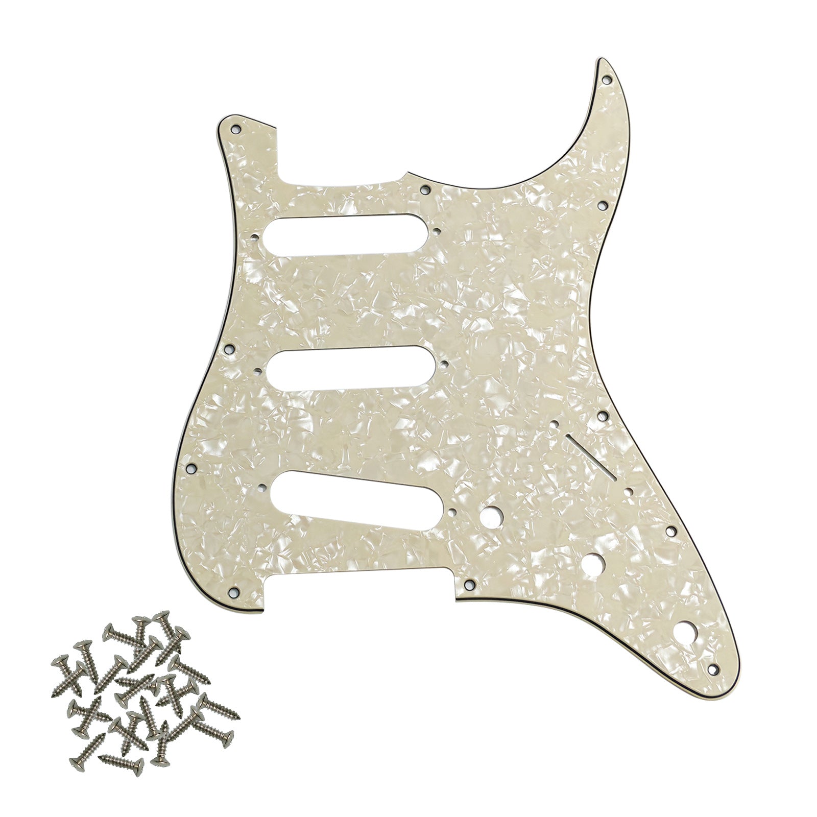 Pro SSS 11-Hole Strat Guitar Pickguard with Screws