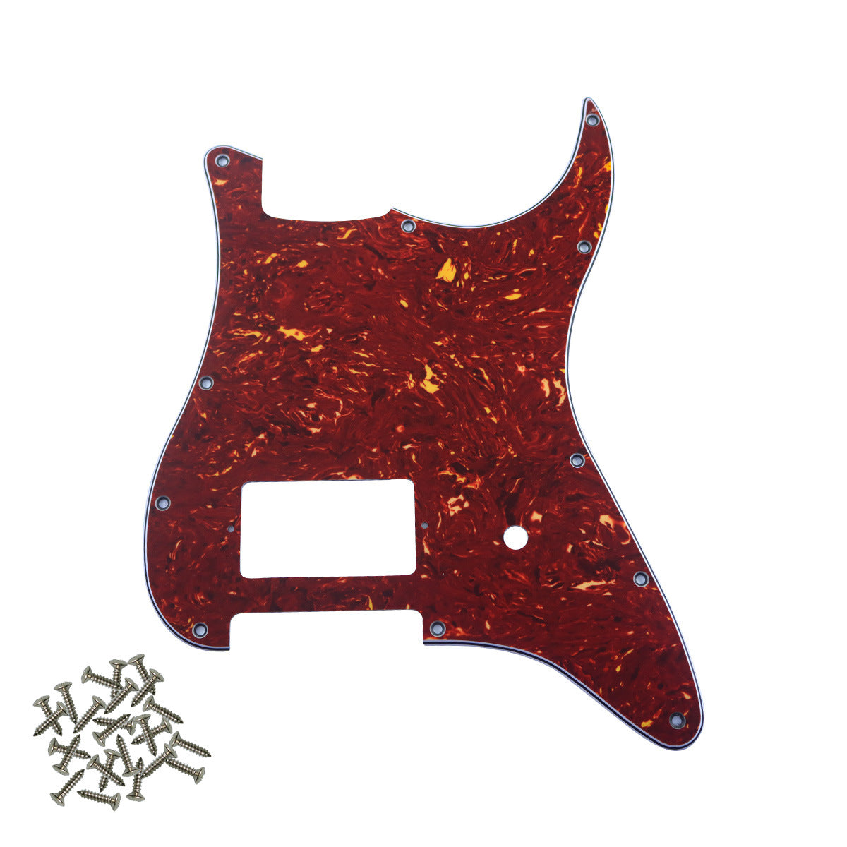 Pro 11 Holes Single Uncovered Humbucker and Pot Slot Guitar Pickguard