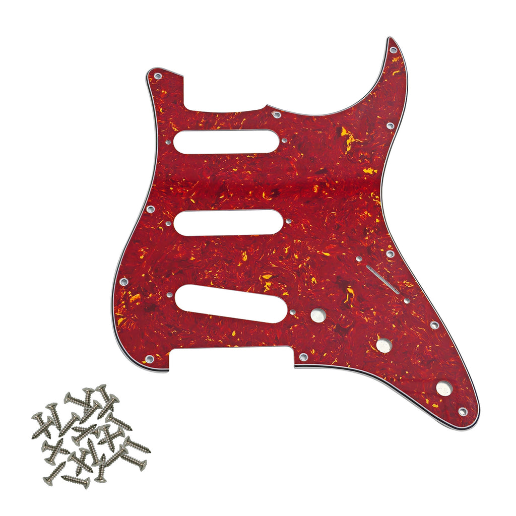Pro SSS 11-Hole Strat Guitar Pickguard with Screws