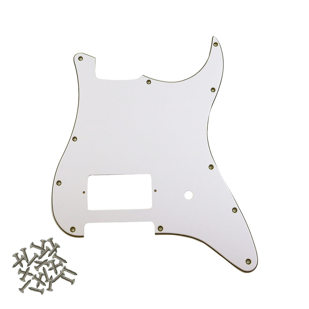 Pro 11 Holes Single Uncovered Humbucker and Pot Slot Guitar Pickguard