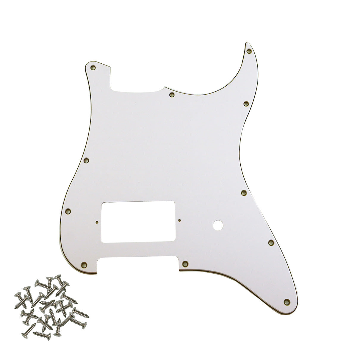 Pro 11 Holes Single Uncovered Humbucker and Pot Slot Guitar Pickguard