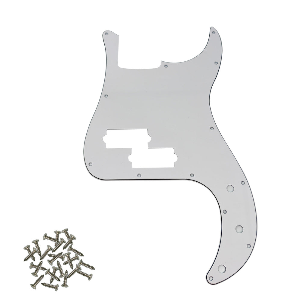 Pro 13 Hole P Bass Pickguard with Screws